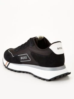 BOSS Jonah Signature Stripe Detail Trainers - Black -Barbou Clothing Shop VFZBV SQ3 0000000004 BLACK SLf