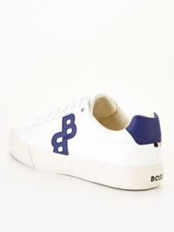 BOSS Aiden Monogram Trainer - Open White -Barbou Clothing Shop VFZBW SQ3 0000000013 WHITE SLf