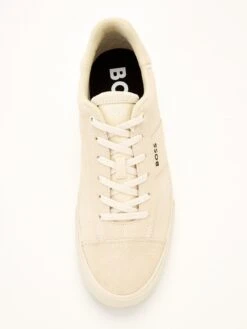 BOSS Aiden Suede Trainer - Light Beige -Barbou Clothing Shop VFZCB SQ4 0000001343 LIGHT BEIGE SLt