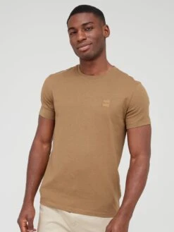 BOSS Tales Relaxed Fit T-Shirt - Khaki 