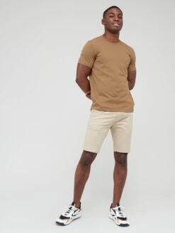 BOSS Tales Relaxed Fit T-Shirt - Khaki  -Barbou Clothing Shop VFZEX SQ3 0000000108 BEIGE MDo