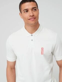 HUGO Darakorum Regular Fit Polo Shirt - White  -Barbou Clothing Shop VFZGL SQ4 0000003112 LIGHT GREEN MDd