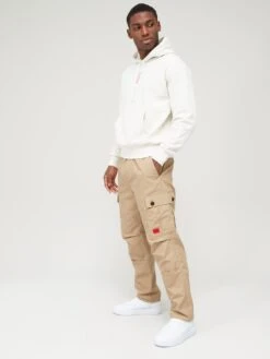 HUGO Garlo233 Regular Fit Cargo Pants - Brown -Barbou Clothing Shop VFZH0 SQ3 0000000143 BROWN MDo