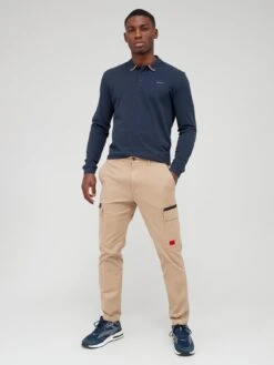 HUGO Glian231d Slim Fit Trousers - Light Brown  -Barbou Clothing Shop VFZHY SQ3 0000000143 BROWN MDo
