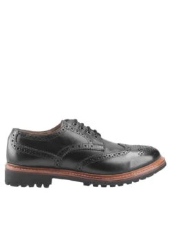 Cotswold Quenington Commando Sole Formal Shoe - Black