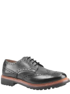 Cotswold Quenington Commando Sole Formal Shoe - Black -Barbou Clothing Shop VFZI1 SQ3 0000000004 BLACK SLf