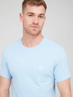BOSS Tales Relaxed Fit T-Shirt - Blue -Barbou Clothing Shop VFZJH SQ4 0000000020 BLUE MDd
