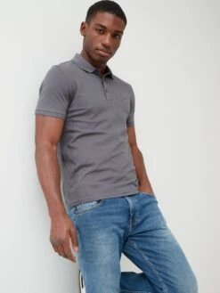 BOSS Passenger Slim Fit Polo Shirt - Dark Grey -Barbou Clothing Shop VFZJJ SQ4 0000000070 DARK GREY MDd