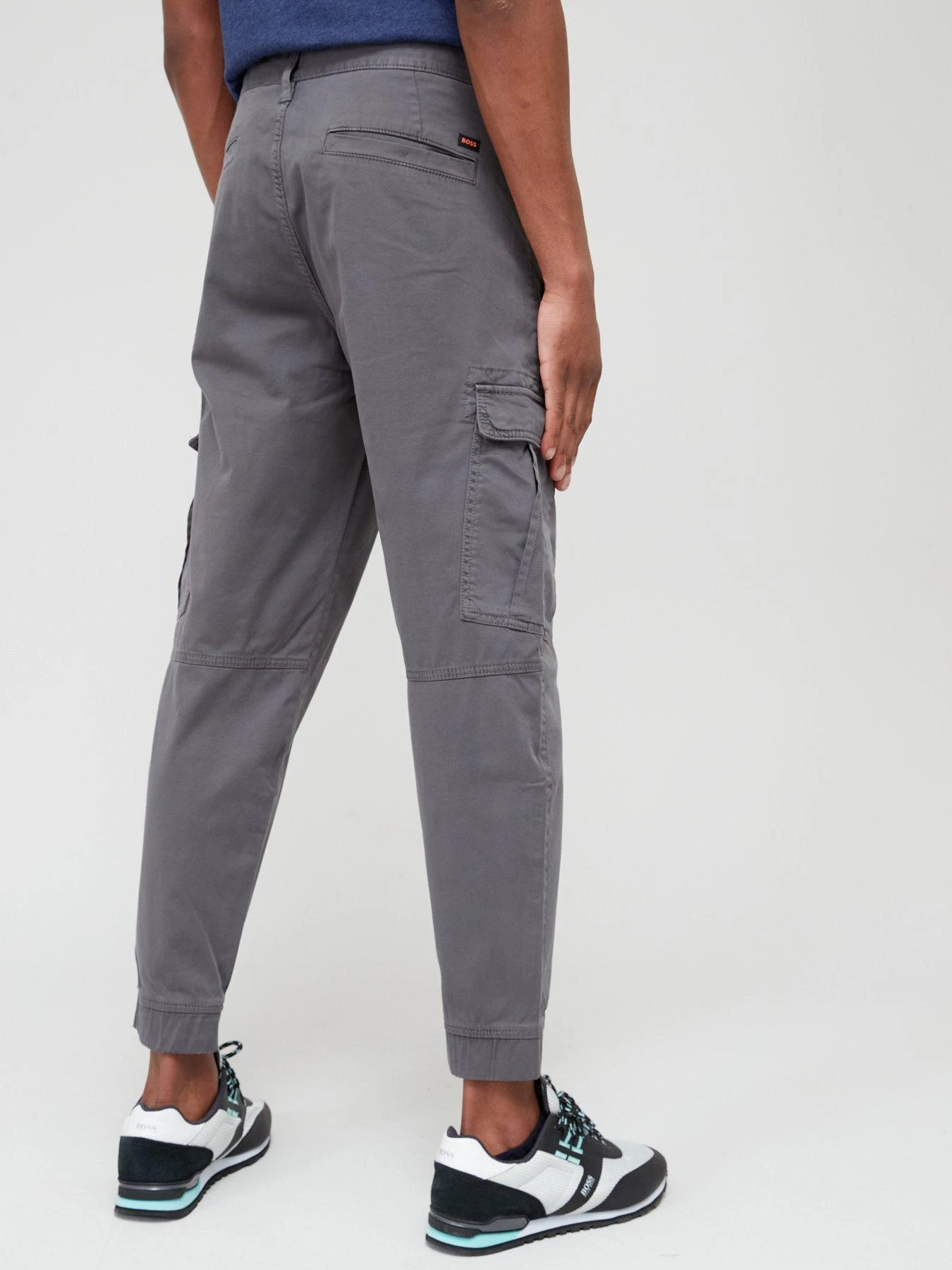 BOSS Sisla 4 Cargo Trousers - Dark Grey 2 BOSS Sisla 4 Cargo Trousers - Dark Grey - Image 2