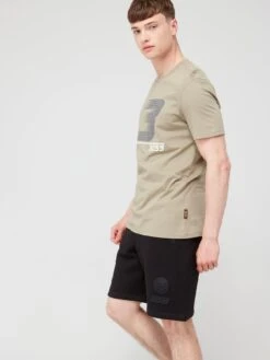 BOSS 3055 Regular Fit Logo T-Shirt - Light Khaki  -Barbou Clothing Shop VFZJS SQ5 0000003112 LIGHT GREEN MDd1