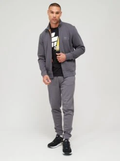 BOSS Zestart Zip Through Track Top - Dark Grey  -Barbou Clothing Shop VFZLZ SQ3 0000000070 DARK GREY MDo