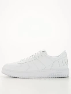 HUGO Kilian Raised Logo Trainers - White