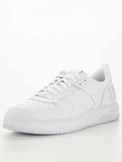 HUGO Kilian Raised Logo Trainers - White -Barbou Clothing Shop VG106 SQ3 0000000013 WHITE SLf