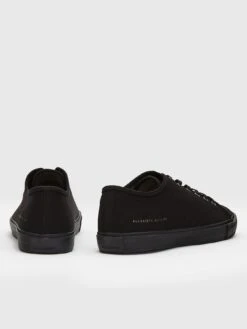 AllSaints Men's Theo Canvas Sneakers - Black -Barbou Clothing Shop VG4U8 SQ3 0000000004 BLACK SLb