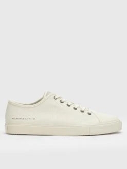 AllSaints Men's Theo Canvas Sneakers - Off White