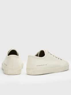 AllSaints Men's Theo Canvas Sneakers - Off White -Barbou Clothing Shop VG4XO SQ3 0000000013 WHITE SLb