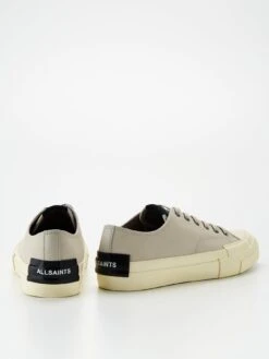 AllSaints Men's Redd Leather Sneakers - Grey  -Barbou Clothing Shop VG4XR SQ3 0000000013 WHITE SLb