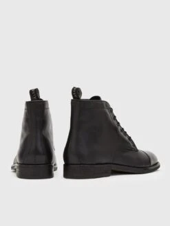 AllSaints Men's Harland Lace Up Boots - Black  -Barbou Clothing Shop VG50A SQ3 0000000004 BLACK SLb