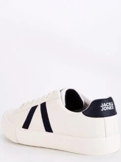 Jack & Jones Freeman Court Trainers - White -Barbou Clothing Shop VG7O4 SQ3 0000000013 WHITE SLf