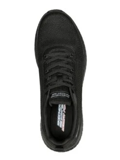 Skechers Bobs Squad Chaos Solid Engineered Lace Up Trainers -Barbou Clothing Shop VGB6J SQ4 0000000004 BLACK SLt
