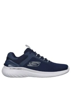 Skechers Bounder 2.0 Mesh Stretch Lace Slip-on Memory Foam Trainers