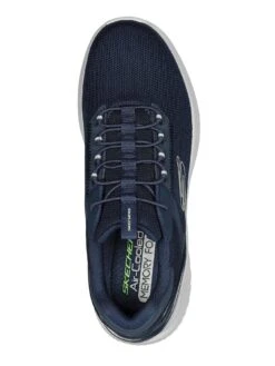 Skechers Bounder 2.0 Mesh Stretch Lace Slip-on Memory Foam Trainers -Barbou Clothing Shop VGB6K SQ4 0000000048 NAVY SLt
