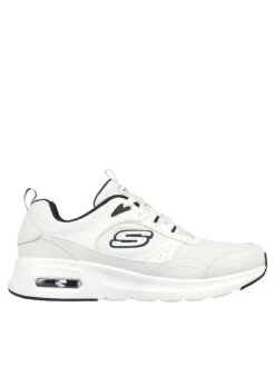 Skechers Skech-air Court Suede Lace Up Memory Foam Trainers