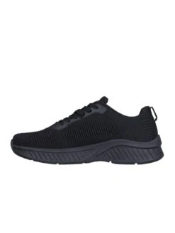 Skechers Squad Air Mono Lace-up Engineered Knit Trainers -Barbou Clothing Shop VGB7N SQ6 0000000004 BLACK SLd