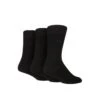 PRINGLE Gentle Grip Bamboo 3 Pack Of Socks - Black