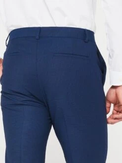 Very Man Regular Fit Textured Suit Trouser - Navy -Barbou Clothing Shop VGPQ5 SQ4 0000000048 NAVY MDd