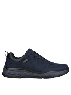 Skechers Benago Low Profile Waterproof Lace-Up Trainers