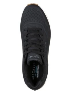 Skechers Uno Durabuck Memory Foam Trainers -Barbou Clothing Shop VGTXE SQ4 0000000004 BLACK SLt