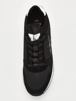 Calvin Klein Jeans Retro Runner Laceup Refl - Black/White -Barbou Clothing Shop VGY9G SQ4 0000000019 BLACK WHITE SLt