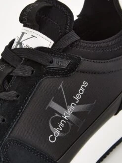 Calvin Klein Jeans Retro Runner Laceup Refl - Black/White -Barbou Clothing Shop VGY9G SQ6 0000000019 BLACK WHITE SLd