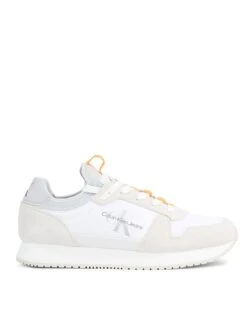 Calvin Klein Jeans Retro Runner Laceup Refl - White