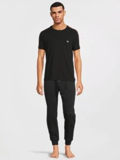 Emporio Armani Bodywear Core Logoband T-Shirt - Black -Barbou Clothing Shop VGYAX SQ3 0000000004 BLACK MDo