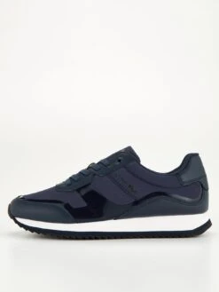 Calvin Klein Low Top Heat Bonded Trainer - Navy