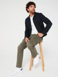 Very Man Cargo Trouser - Khaki -Barbou Clothing Shop VGYO7 SQ6 0000000058 KHAKI MDd2