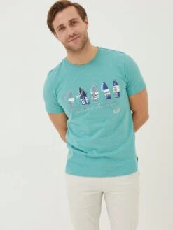 FatFace Buoys T-shirt - Green