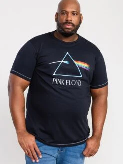 D555 Eclipse Official Pink Floyd Printed T-Shirt