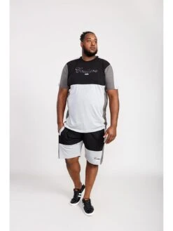 D555 Felix Couture Cut-And-Sew Detail T-Shirt - Multi -Barbou Clothing Shop VHGGY SQ3 0000000004 BLACK MDo