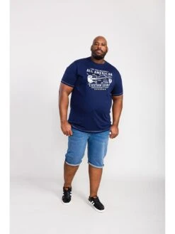 D555 Bronte All American Guitar Printed T-Shirt - Navy -Barbou Clothing Shop VHGIL SQ4 0000000048 NAVY MDd