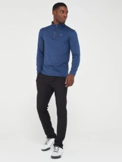 Calvin Klein Golf Newport Half Zip Top - Blue -Barbou Clothing Shop VHVG1 SQ3 0000000020 BLUE MDo