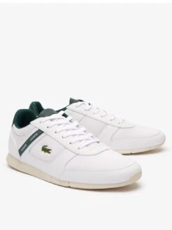 Lacoste Menerva Sport 0121 1 Cma Trainer - White/Green -Barbou Clothing Shop VHWMW SQ3 0000000329 WHITE GREEN SLf
