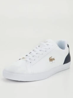 Lacoste Lerond Pro 123 3 Cma Trainer - White/Navy -Barbou Clothing Shop VHWNE SQ3 0000000486 WHITE NAVY SLf
