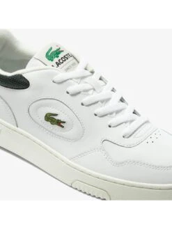 Lacoste Lineset 223 1 Sma Trainer - White/Green -Barbou Clothing Shop VHWNK SQ6 0000000329 WHITE GREEN SLd