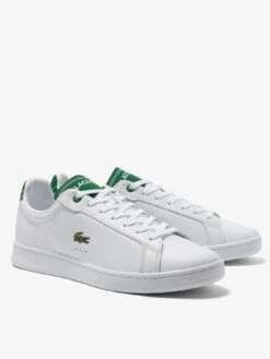 Lacoste Carnaby Pro 2231 Sma Trainer - White/Green -Barbou Clothing Shop VHWNL SQ3 0000000329 WHITE GREEN SLf