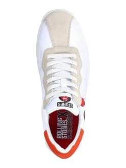 Skechers X Rolling Stones Classic Cup - Stones Low Profile Bungee Lace Trainer -Barbou Clothing Shop VHWO0 SQ4 0000000013 WHITE SLt