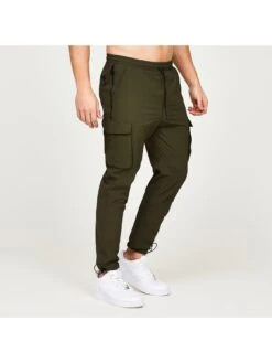 Alessandro Zavetti Riva Woven Cargo Pants - Khaki  -Barbou Clothing Shop VHX61 SQ5 0000000058 KHAKI MDd1