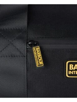 Barbour International Knockhill Holdall - Black -Barbou Clothing Shop VIC5T SQ4 0000000004 BLACK SLd